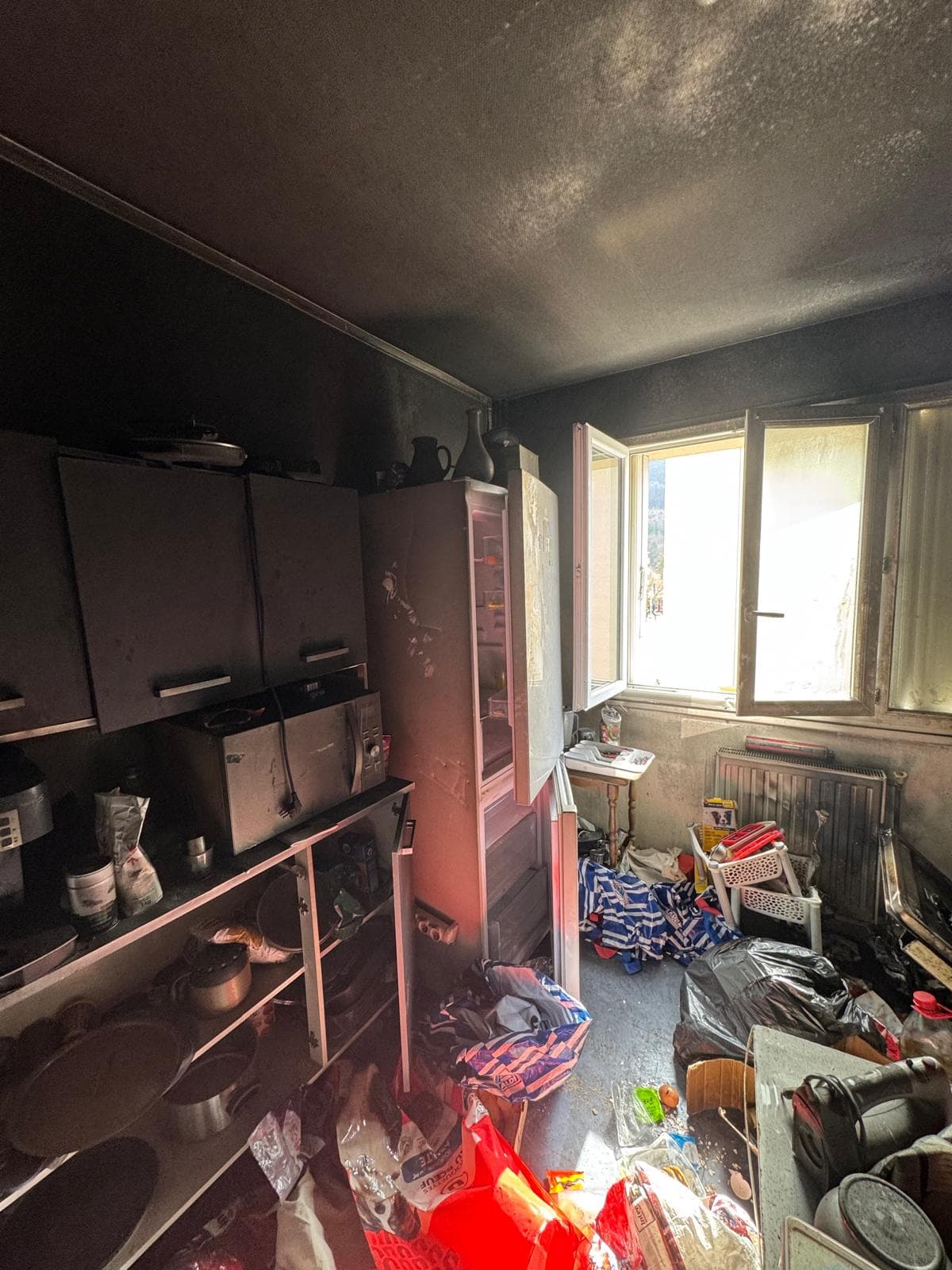 Pièce avant décontamination